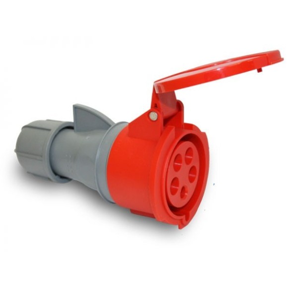 BASE MOVIL AEREA 3P+N+T 32A 380-415V IP44 FAMATEL