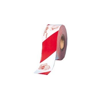 CINTA SEÑALIZACION JAR 200 M X8 CM G200 BLANCA ROJA