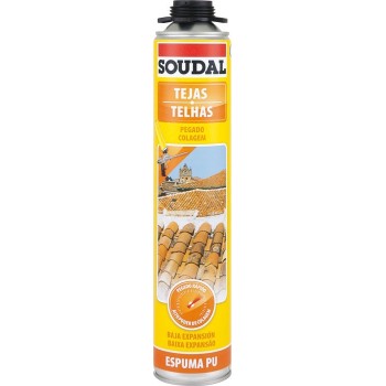 ESPUMA POLIURETANO TEJAS PISTOLA 750ML SOUDAL