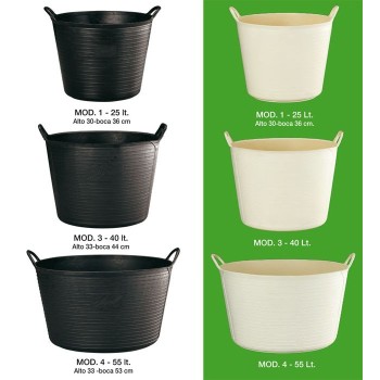 CAPAZO DE PLASTICO N.4 NEGRO FIEL-KANGURO