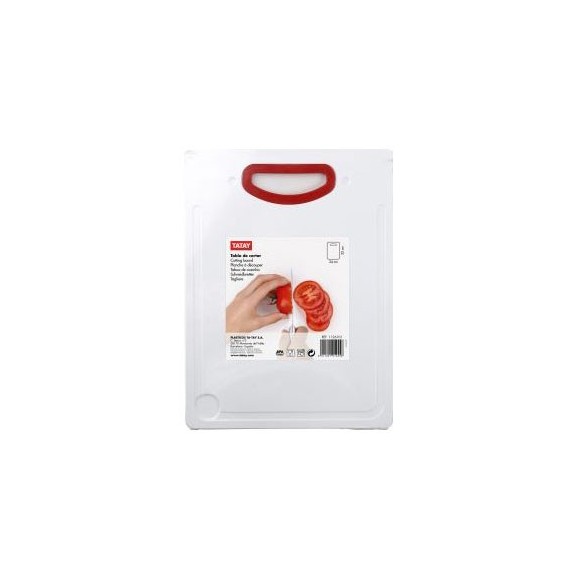TABLA CORTAR TATAY 240 MM X 320 MM X 5 MM BLANCA