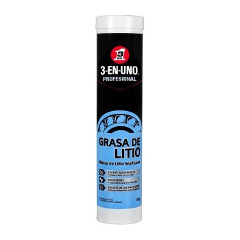 GRASA DE LITIO MULTIUSOS 3-EN-UNO CARTUCHO 400 G