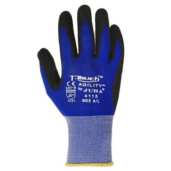 GUANTE AGILITY T-TOUCH NITRILO/PU T-7 JUBA