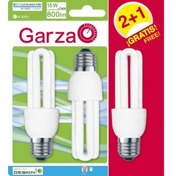 BOMBILLA BAJO CONSUMO PACK 2+1GRATIS 15W E27 IMPREX