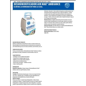 DESHUMIDIFICADOR AIRMAX 100G. AMBIANCE ARENA IMEDIO