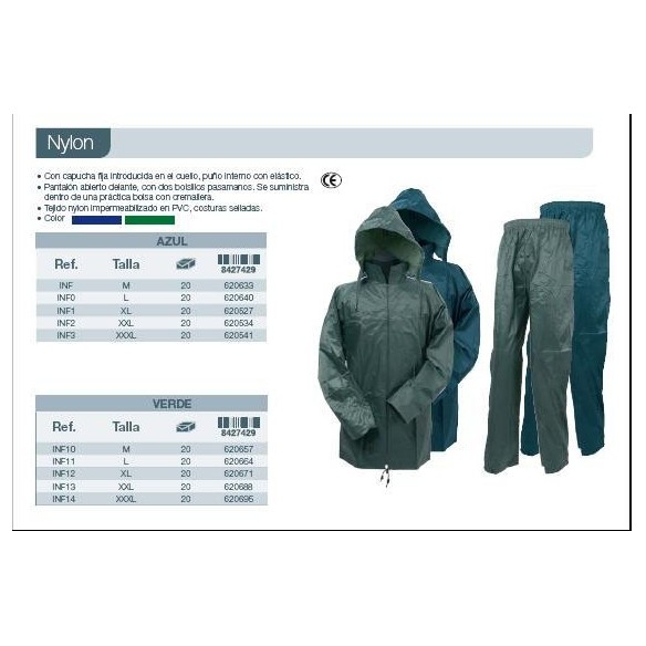 TRAJE DE AGUA FAHERMA INF MARINO T-L