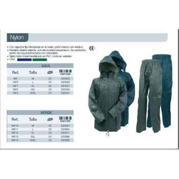 TRAJE DE AGUA FAHERMA INF VERDE OSCURO T-M