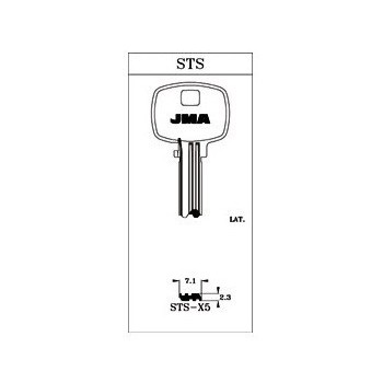 LLAVE STS-X5 LATON SEGURIDAD