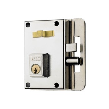 CERRADURA SOBREPONER YALE 10-HP DERECHA 70 MM HIERRO PULIDO