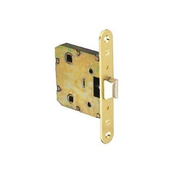 PICAPORTE CONDENA AMIG MOD.20 CANTO REDONDO 50 MM ACERO LATONADO