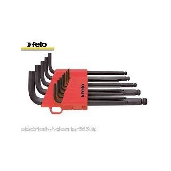 "JUEGO LLAVES ALLEN - BOLA FELO 375 130 01 1/16""  A 3/8""   13 PIEZAS"