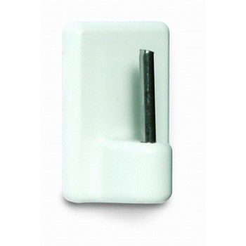 PERCHA PE.ADH.PLAST.BLANCA S/C B50065B