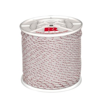 CUERDA ARRANQUE MOTORES CARRETE POLIESTER CON ALMA Ø 4 MM BLANCO 200 M