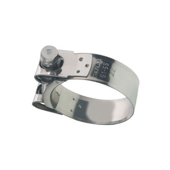 ABRAZADERA DAMESA SUPRA W2 55-59 INOX