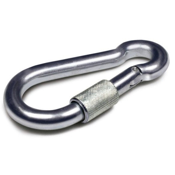 MOSQUETON DIN 5299 CON SEGURO M 7X70 ZINCADO