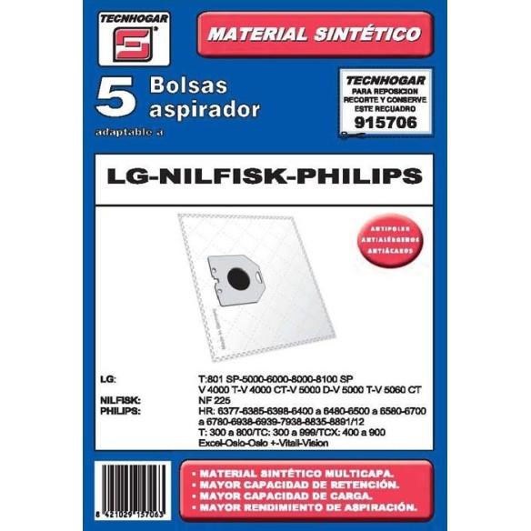 BOLSA ASPIRADOR PHILIPS 915706