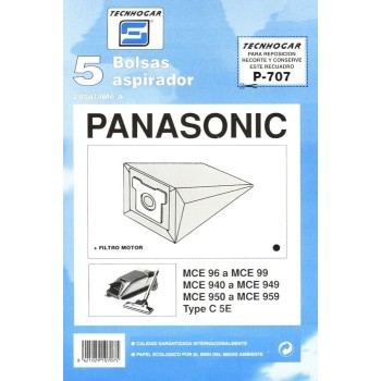 BOLSA ASPIRADOR PANASON 910707