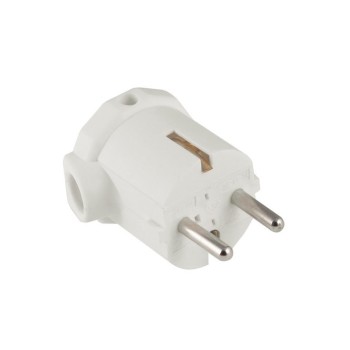 CLAVIJA 16A BLANCA SALIDA LATERAL SIMON BRICO