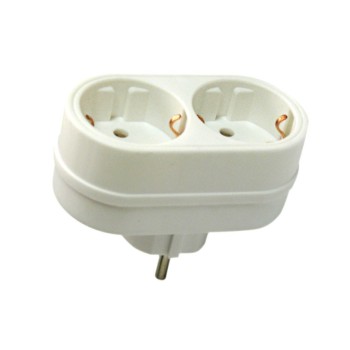 ADAPTADOR DOBLE 16A BLANCO SIMON BRICO