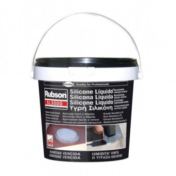 SILICONA LIQUIDA RUBSON AQUABLOCK 5 KG GRIS