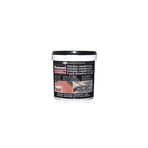 SILICONA LIQUIDA RUBSON AQUABLOCK 5 KG NEGRA