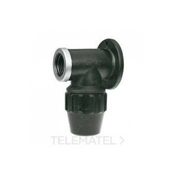 CODO PLACA JIMTEN PARED MIXTO ROSCA HEMBRA Ø 32MM X 1