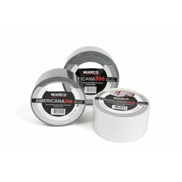 CINTA AMERICANA MIARCO 10 M X 50 MM NEGRA