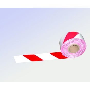 CINTA SEÑALIZACION JG 200 M X10 CM BLANCA ROJA