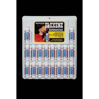 EXPOSITOR QUITAMANCHAS FLEXENE 010001 40 ML 18 TUBOS