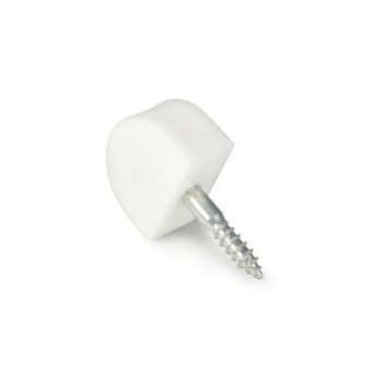 SOPORTE VITRINA PLASTICO 14X20 BLANCO