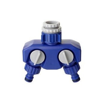 CONECTOR RAPIDO 2 VIAS PARA GRIFO JARDIN TATAY 00021.01 Ø 1/2H Ø 3/4H