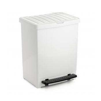 CUBO PEDAL 25L.BLANCO    10121