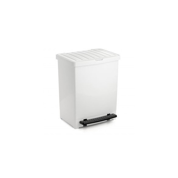 CUBO PEDAL 25L.BLANCO    10121