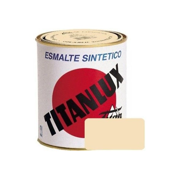 ESMALTE SINTETICO TITANLUX 586 INT/EXT 750 ML CREMA BRILLANTE