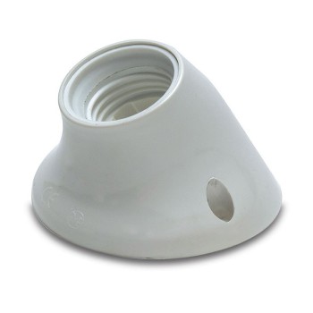 PORTALAMPARAS ZOCALO CURVO E-27  178