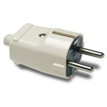 CLAVIJA 4.8MM 16A-250V BLANCA