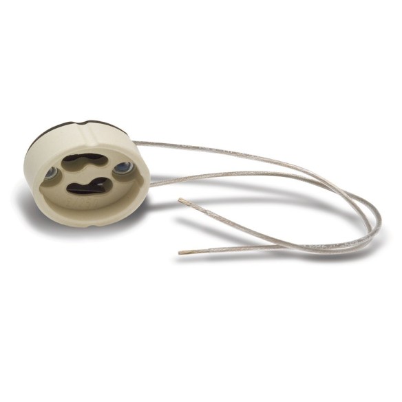 PORTALAMPARAS HALOGENO CERAMICA GU/GZ 10  4A 250V