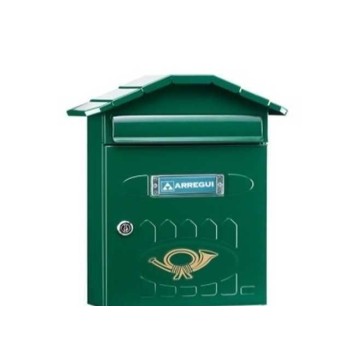 BUZON ARREGUI VILLA E-5003 EXTERIOR INOX 360X240X100 MM VERDE