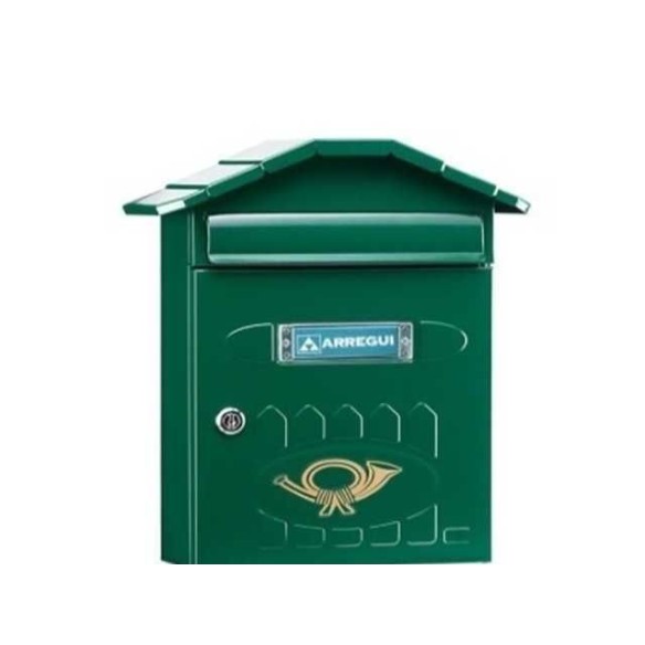 BUZON ARREGUI VILLA E-5003 EXTERIOR INOX 360X240X100 MM VERDE