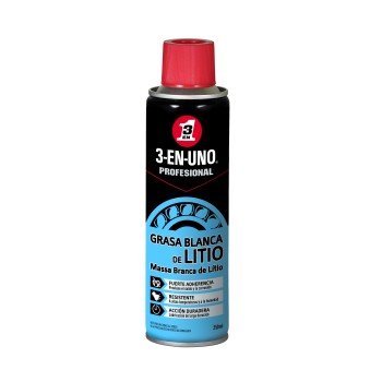 GRASA BLANCA DE LITIO 3-EN-UNO 250 ML