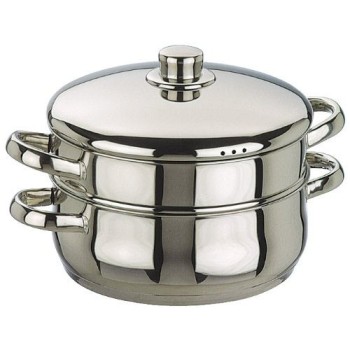 CACEROLA VAPOR INOX OSLO 24 CMS. IBILI