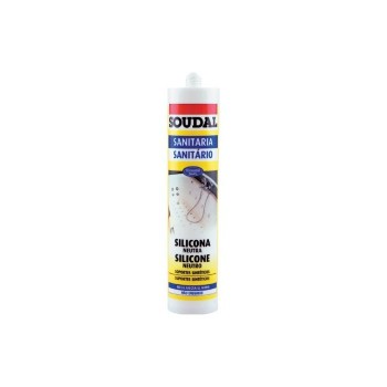 SILICONA SANITARIA NEUTRA BLANCA 300ML SOUDAL
