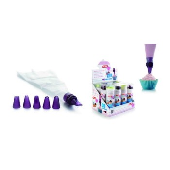 MANGA PASTELERA IBILI 40 CM 6 BOQUILLAS