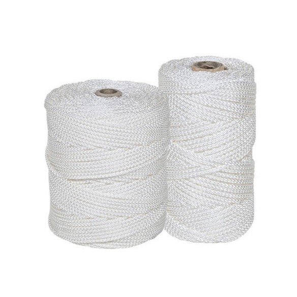 CUERDA PA TRENZADA BOBINA POLIAMIDA Ø 4 MM BLANCO 100 M