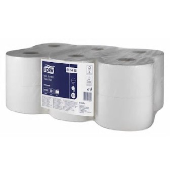 ROLLO PAPEL HIGIENICO INDUSTRIAL MINI JUMBO 2C 180 M.