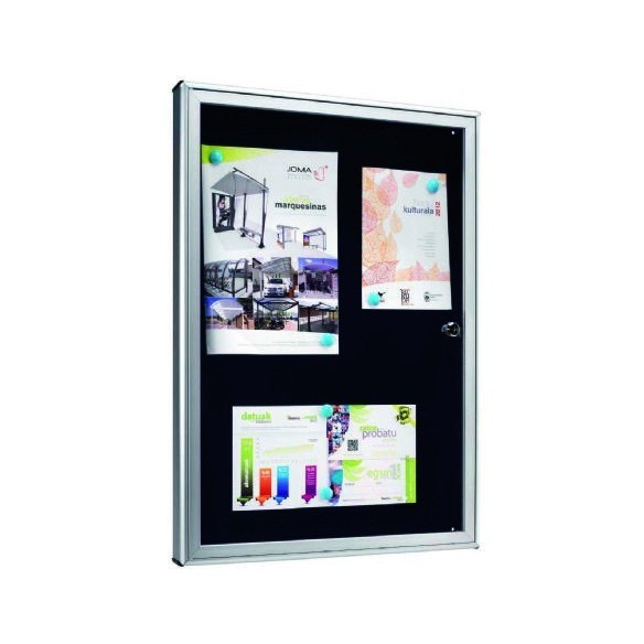 PANEL ANUNCIOS JOMA BRISA 4 FOLIOS ALUMINIO 670x480x40 MM