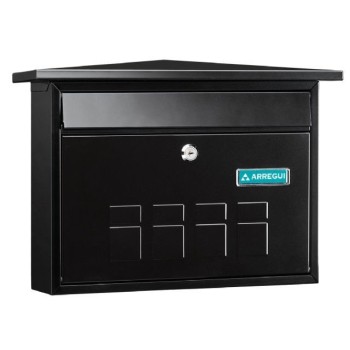 BUZON ARREGUI DECO E-5704 EXTERIOR INOX 275X410X80 MM NEGRO