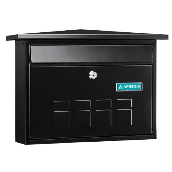 BUZON ARREGUI DECO E-5704 EXTERIOR INOX 275X410X80 MM NEGRO