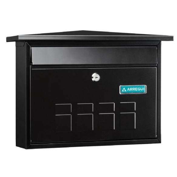 BUZON ARREGUI DECO E-5704 EXTERIOR INOX 275X410X80 MM NEGRO