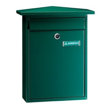 BUZON ARREGUI HOME E-5713 EXTERIOR INOX 385X260X80 MM VERDE